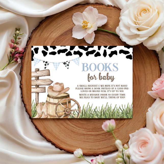 Cartes de livres de cow-boy pour bébé (Créateur téléchargé)