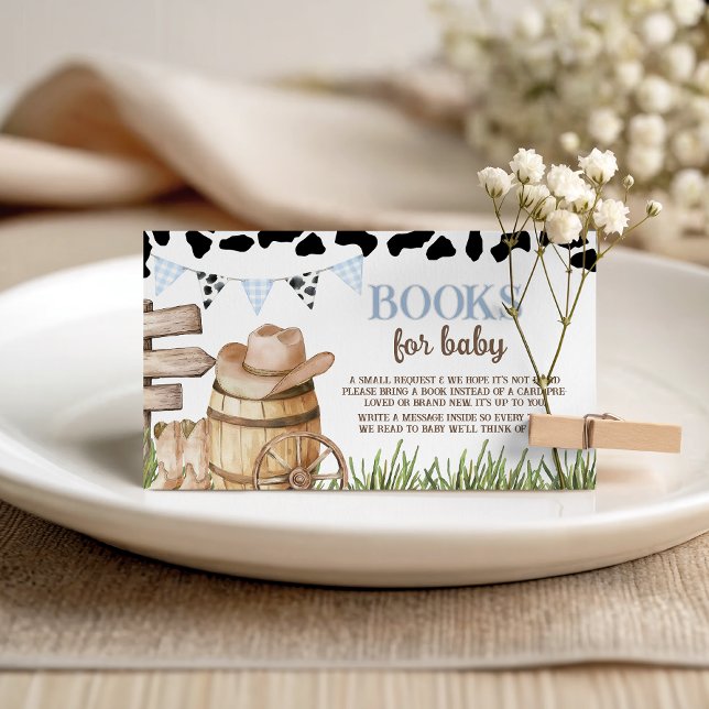Cartes de livres de cow-boy pour bébé (Créateur téléchargé)