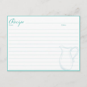 Cartes de livres de recettes de recettes de ménage