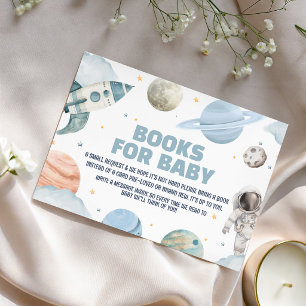Cartes de livres pour bébé astronaute dans l'espac