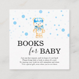 Cartes de livres pour bébé garçon Baby Blue Baby S