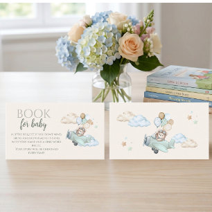 Cartes de livres pour bébé Ourson Aviateur pour ca