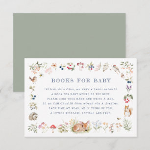 Cartes de livres pour bébé pour Baby Shower sur le