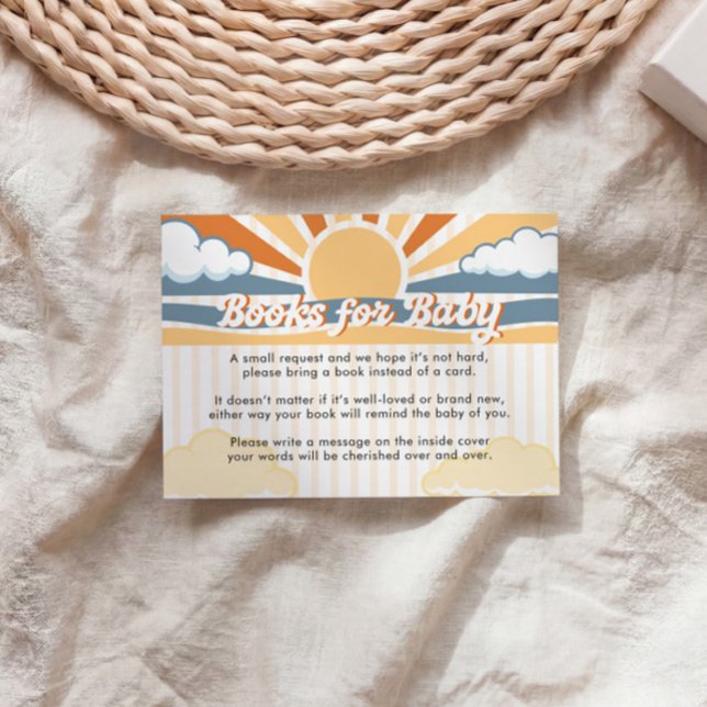Cartes de livres Soleil Rétro pour bébé (Créateur téléchargé)
