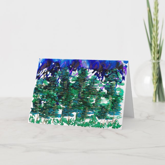 Cartes de Lovitude Regarder les arbres Sommeil (Devant)