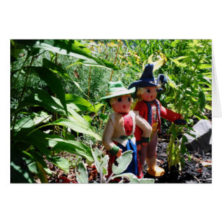 Cartes de marche pour poupées Vintages humoristiqu