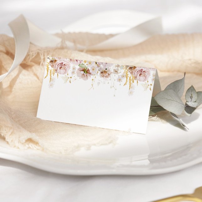 Cartes de mariage à fleurs Boho (Créateur téléchargé)