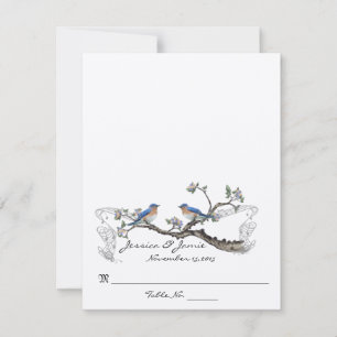 Cartes de mariage à marquer et à plier en tente DI