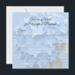 Cartes de mariage arrondies Blue Hydrangea Blank C<br><div class="desc">Les mots de carte de conseil pour les jeunes mariés. Cartes rondes ou carrés bleues à hydrangée bleue vierge avec une formulation personnalisée en haut. Des lignes sont prévues pour que les clients puissent laisser des conseils amusants au couple. Choisissez des cartes rondes ou carrés - seront fournies avec des...</div>