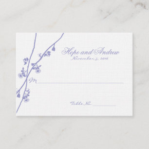 Cartes de mariage aux branches de fleurs sauvages