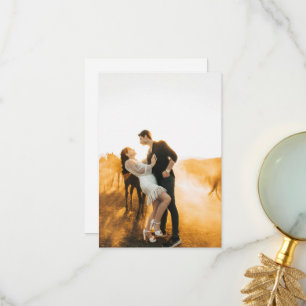 Cartes de mariage avec photo personnalisée