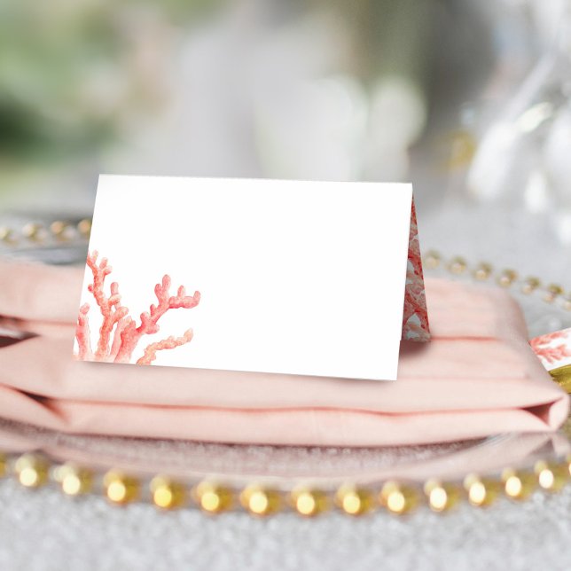 Cartes de mariage Coral Art (Créateur téléchargé)