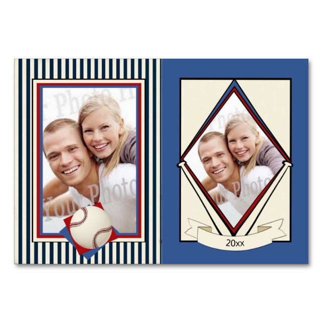 Cartes de Mariage de baseball (Devant)