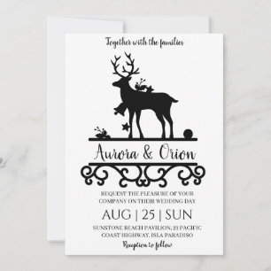 cartes de mariage de noël à typographie élégante