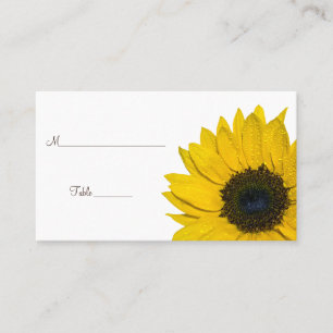 Cartes de Mariage de tournesol ou d'occasion spéci