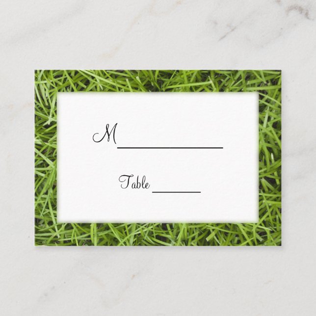 Cartes de Mariage du Jardin vert (Devant)