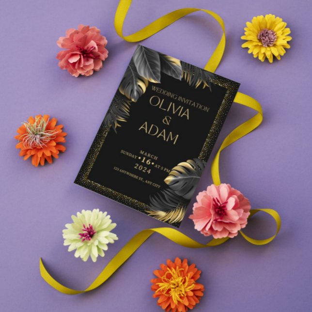 Cartes de Mariage Élégantes - Invitation Généreuse (Créateur téléchargé)