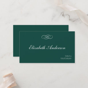 Cartes de Mariage Emerald Green