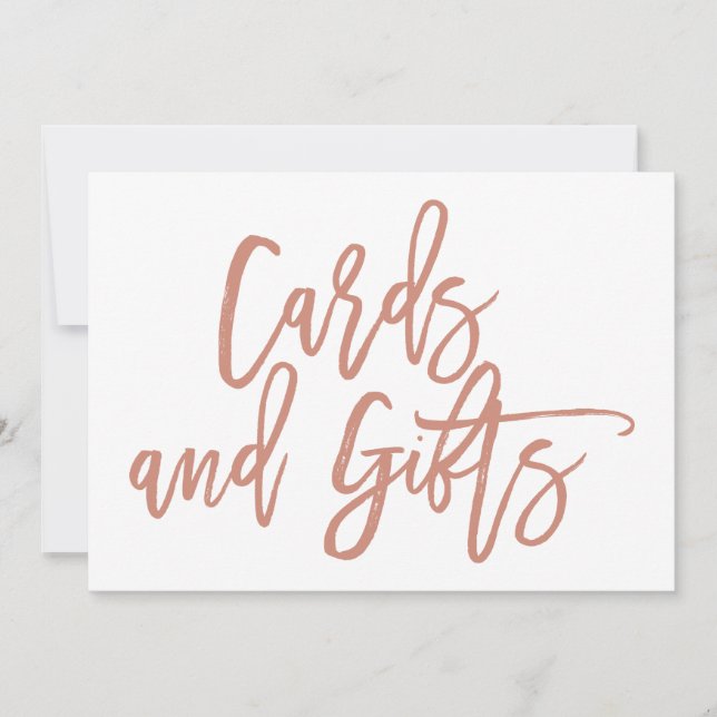 Cartes de Mariage et Enseigne de Cadeaux Écrits à  (Devant)