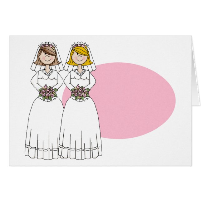 Cartes De Mariage Gay Personnalisables, Stickers,  (Devant horizontal)