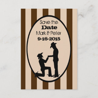 Cartes De Mariage Gay Personnalisées Save-The-Date