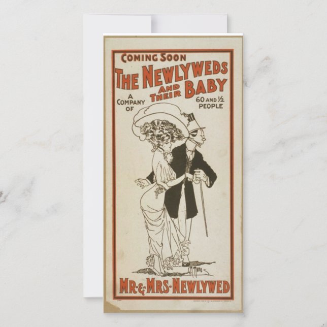 Cartes de mariage Jeunes mariés (Devant)