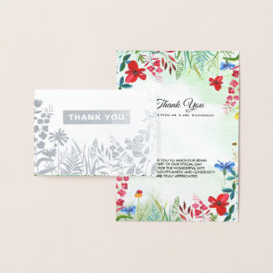 Cartes de mariage Merci de luxe