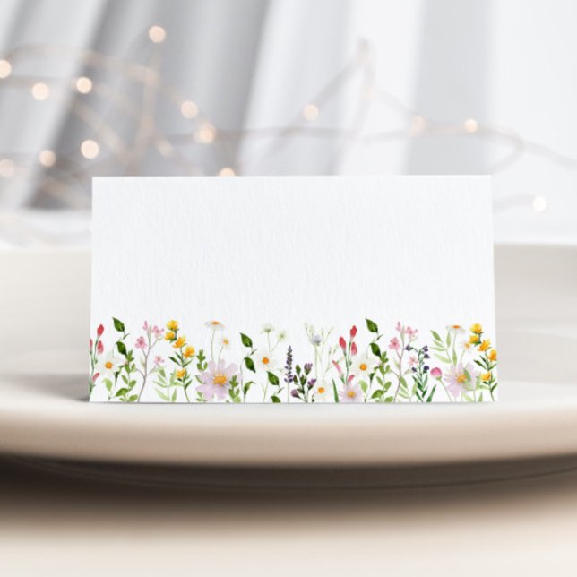 Cartes de mariage minimaliste fleur sauvage (Créateur téléchargé)