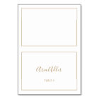 Cartes de Mariage minimaliste Or