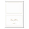 Cartes de Mariage minimaliste Or
