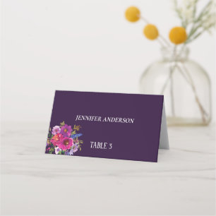 Cartes de Mariage minimalistes violets
