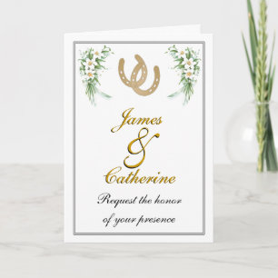 Cartes de mariage occidentales personnalisables