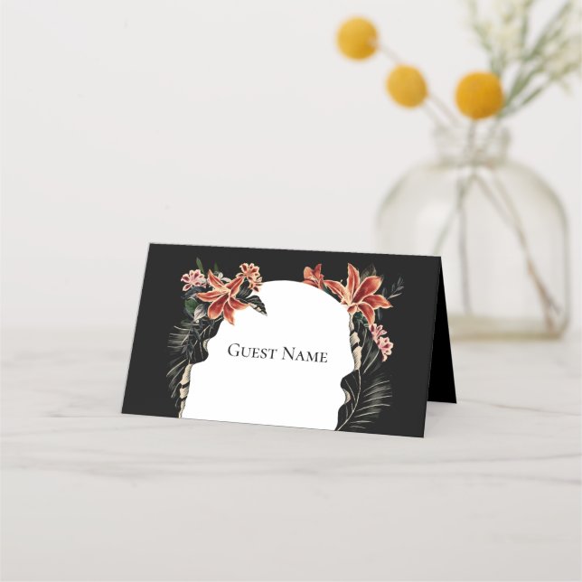 Cartes de Mariage personnalisables Dark and Moody (Devant)