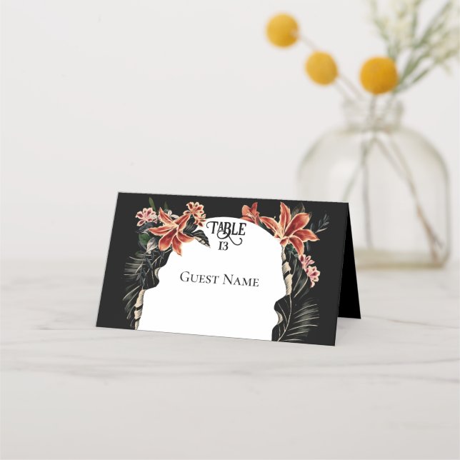 Cartes de Mariage personnalisables Dark and Moody (Devant)