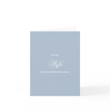 Cartes de mariage pour ma femme
