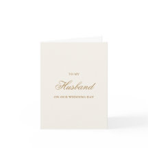 Cartes de mariage pour mon mari