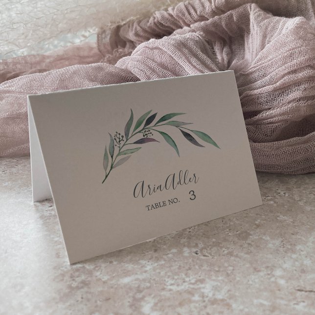 Cartes de Mariage pourpres et vertes Eucalyptus (Créateur téléchargé)