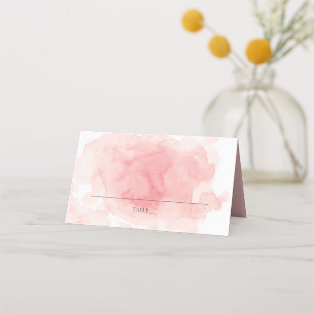 Cartes de Mariage rose (Devant)