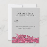 Cartes de mariage RSVP ou Cartes de réponse du Mar