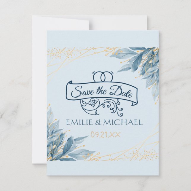 cartes de mariage save the date (Devant)