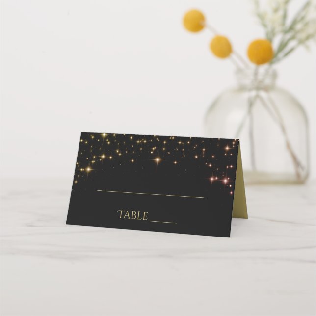 Cartes de Mariage Sparkles chatoyantes (Devant)