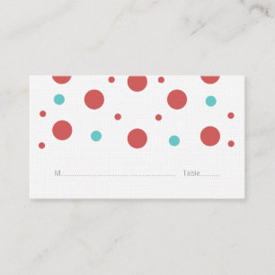 Cartes de Mariage Turquoise rouge Confetti