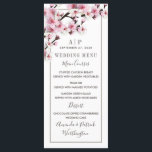 Cartes de menu Mariage blanc rose cerisier<br><div class="desc">Cartes de menu Mariage blanc rose cerisier - avec un jeu de couleurs de brun foncé, rose et blanc avec script moderne et fontes san serif Le design comporte également des doubles bordures marron foncé assorties sur le devant avec des monogrammes. Visitez le lien complet de la collection correspondante qui...</div>