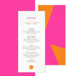 Cartes de menu verticales Mariages modernes et col<br><div class="desc">Élevez votre journée spéciale avec nos cartes de menu verticales Mariages modernes et élégantes. Conçues pour compléter l'esthétique mariage contemporaine,  nos cartes de menu s'ajoutent parfaitement à vos tables de réception.</div>