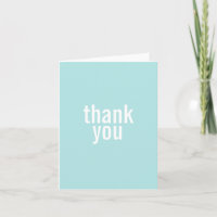Cartes de Merci bat mitzvah {Light Turquoise}