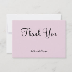 Cartes de Merci Blush