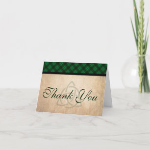 Cartes de Merci Celtic Plaid
