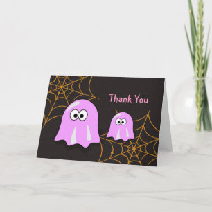 Cartes de Merci de baby shower de Halloween de