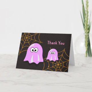 Cartes de Merci de baby shower de Halloween de