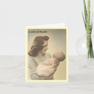 Cartes de Merci de cadeau de douche